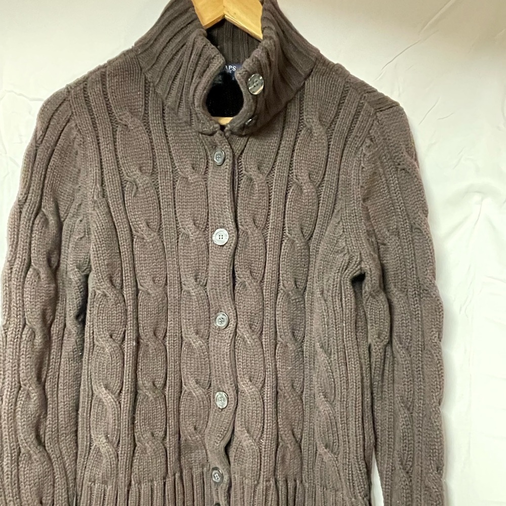 Chaps Cable Knit Cardigan